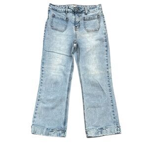 KanCan Blue Flare Wide Leg‎ Capris